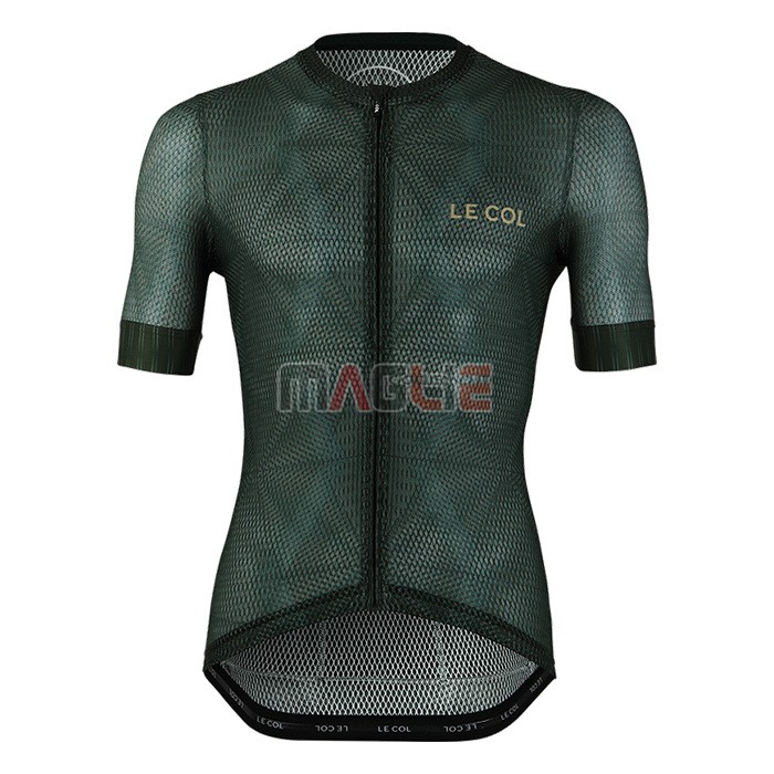 Maglia Le Col Manica Corta 2020 Scuro Verde - Clicca l'immagine per chiudere